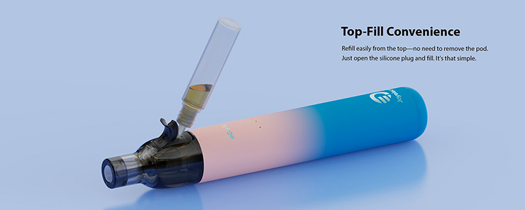 joyetech-ego-nano jednoduché nalievanie eliquidu